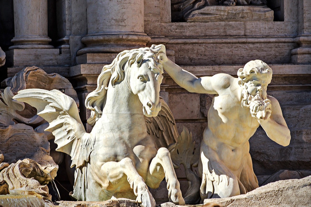 Trevi Fountain early morning