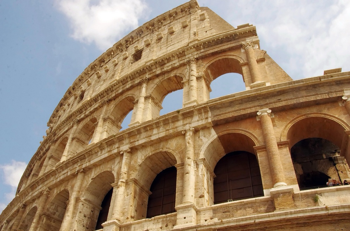 Colosseum entrance arches