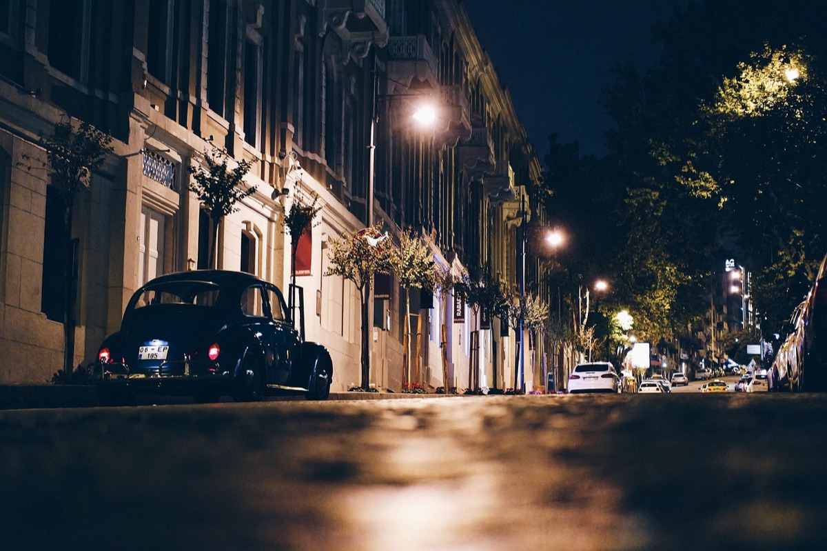lumière de rue à Trasteverre